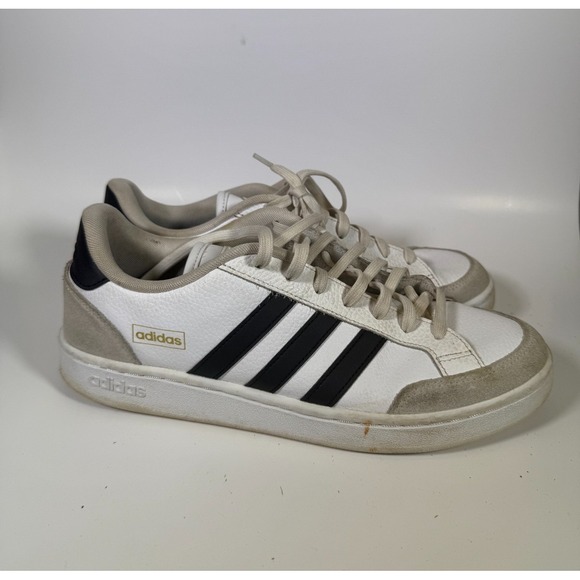 Adidas Mens PWJ 001004 Lace Up White Sneaker Sneaker Athletic Size US 10.5 - Picture 1 of 9